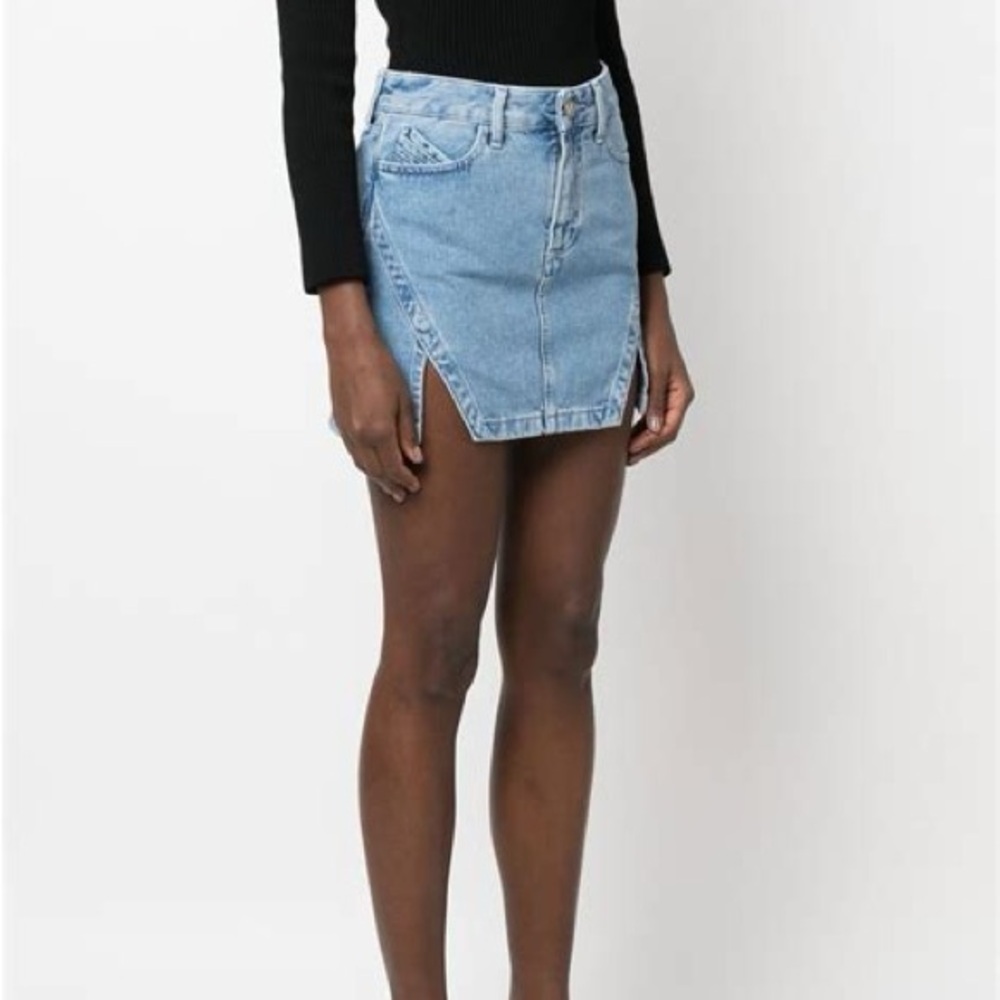 The attico lula mini denim skirt Sz 26